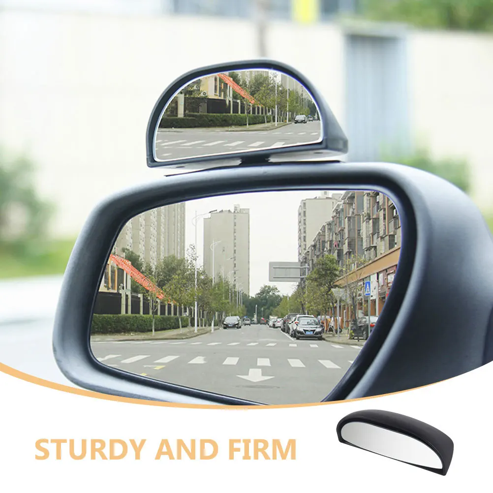 Convex Car Blind Spot Mirror 360 Degree Rotating Wide Angle Rearview Mirror Reversing Auxiliary Safety Accessory for Vehicles