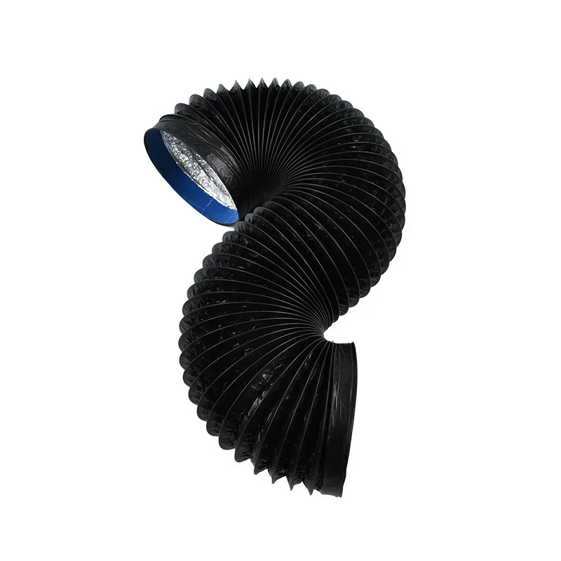 4-inch 5/25 foot non insulated flexible aluminum foil duct dryer ventilation hose without clamps for HVAC ventilation