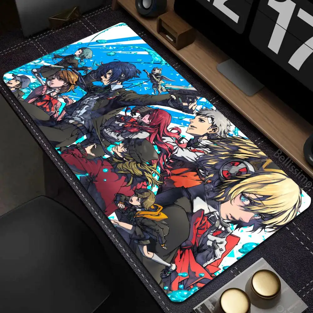 Persona 3-Large Rubber Mouse Pad, Game Mats, E-Sports, 2-Dimensional, Mat Tabela, Personalização