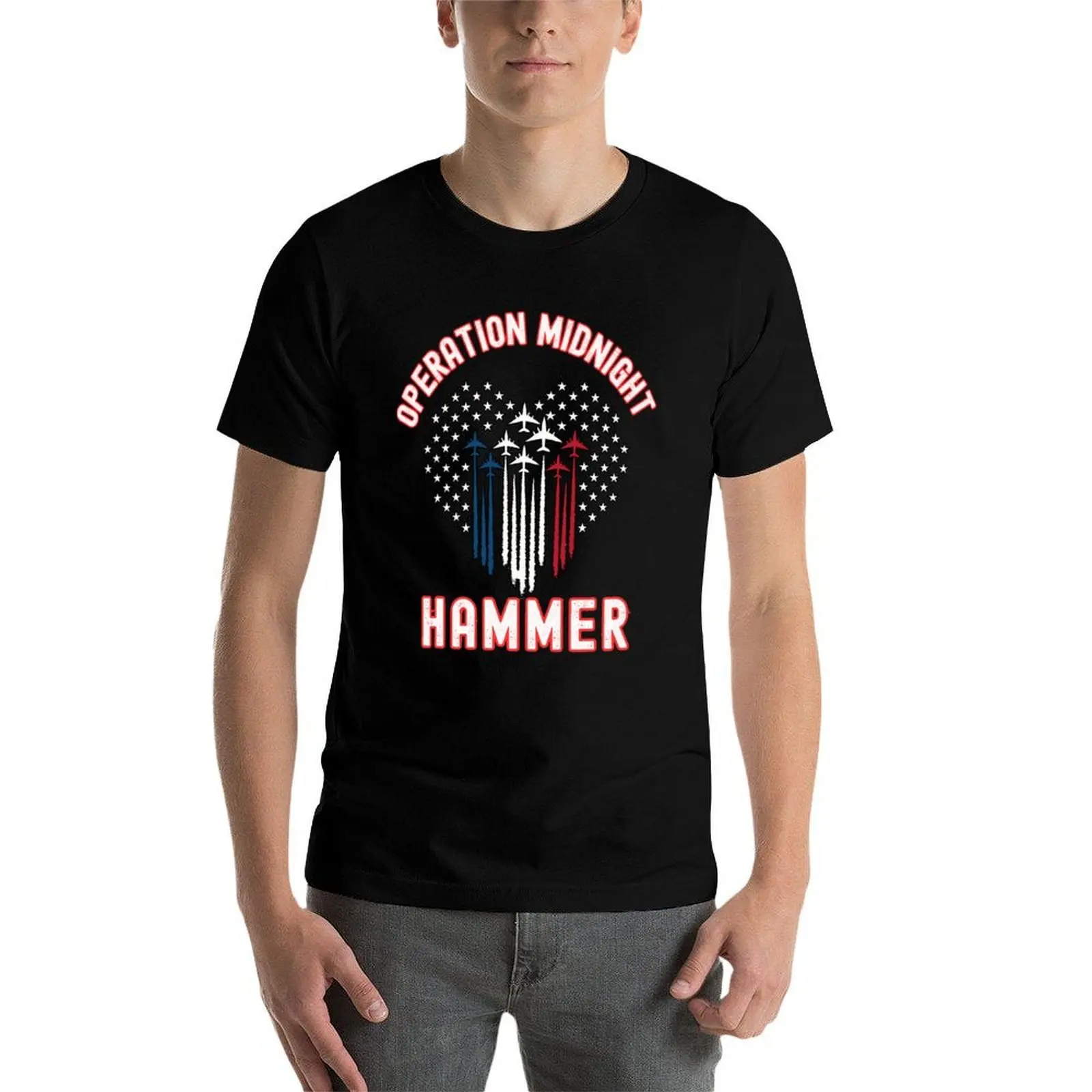 

Футболка Operation Midnight Hammer, футболки с аниме, мужская футболка большого размера, летняя футболка