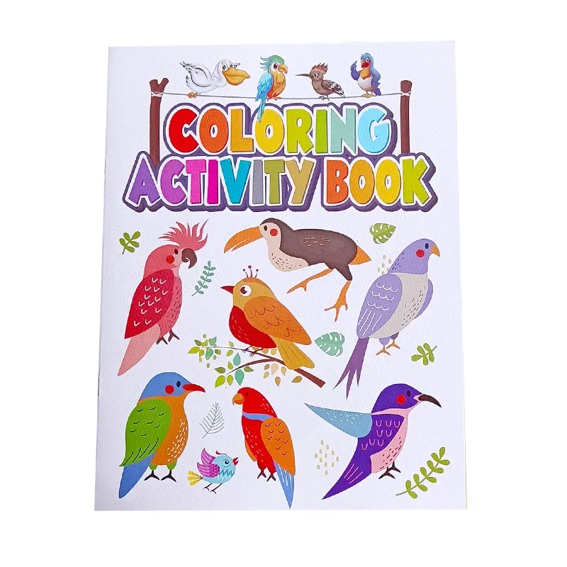 Coloring Activity Book Cartoon Coloring for Children's Enlightenment, Puzzle, Graffiti Painting, Simple Strokes Coloring Books