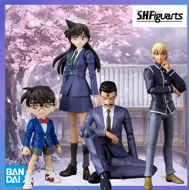 Bandai Genuine Original SHF DETECTIVE CONAN SERIES   Action Figure Toys For Boys Girls Kids Christmas Gift Collectible Model