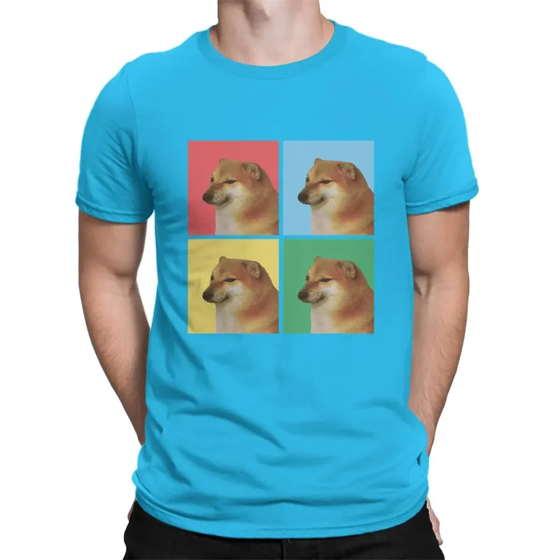 Summer Vintage New 3D Animal Meme Balltze Cheems RIP Printing T Shirt Doggy Dog Graphic T Shirts Men Funny Short Sleeve Clothing