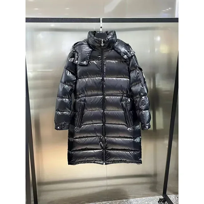 Moncl * r piumino invernale da donna con cerniera spessa migliori piumini 90 piumini d'oca moda tempo libero cappotto invernale cappotti invernali femminili