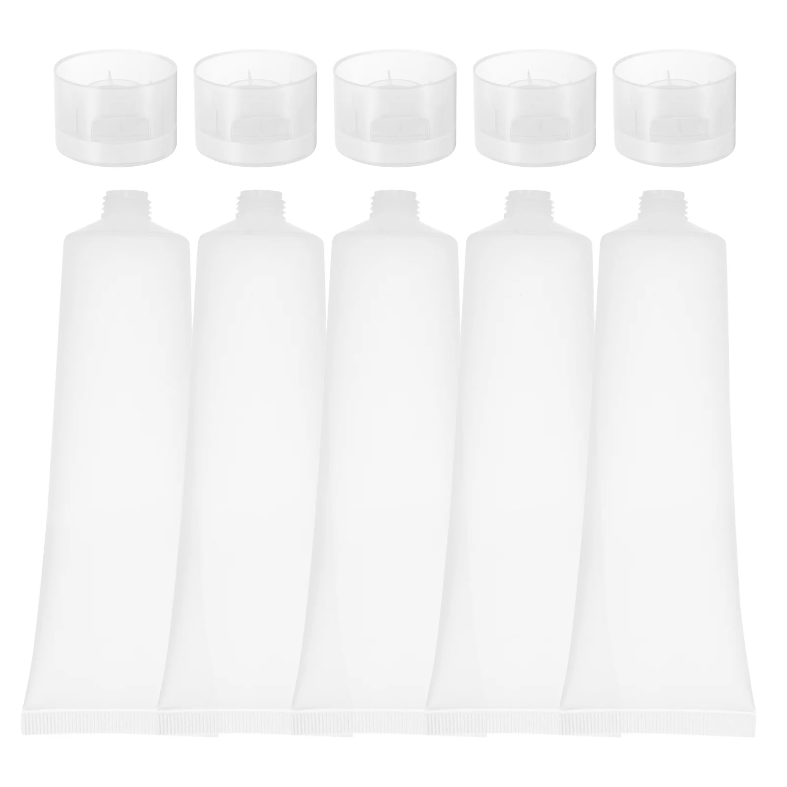 

5 Pcs Conditioner Bottled Travel Shampoo Pump Bottles for Toiletries Refillable