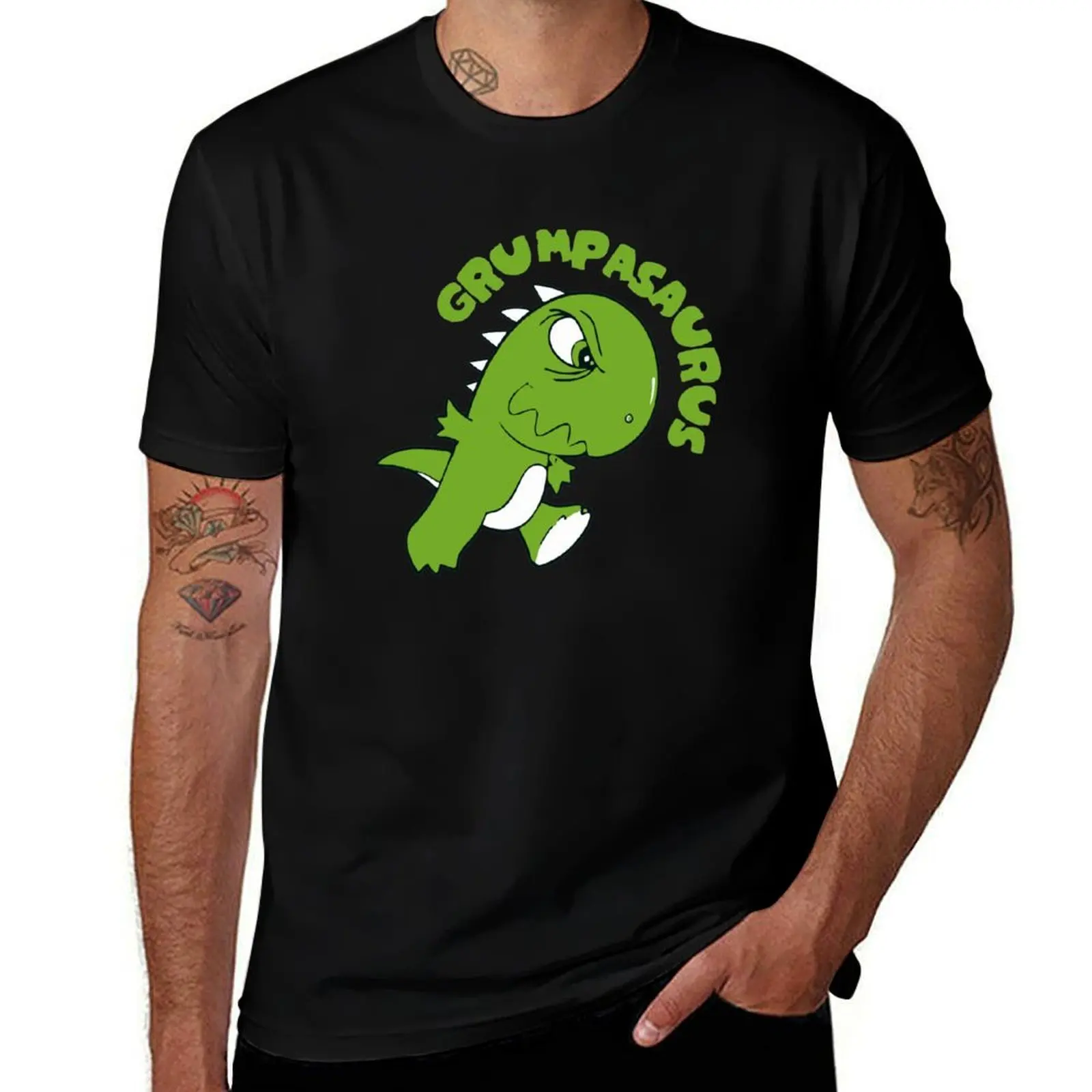Grumpasaurus Rex T-Shirt Simple Print Design T-Shirt
