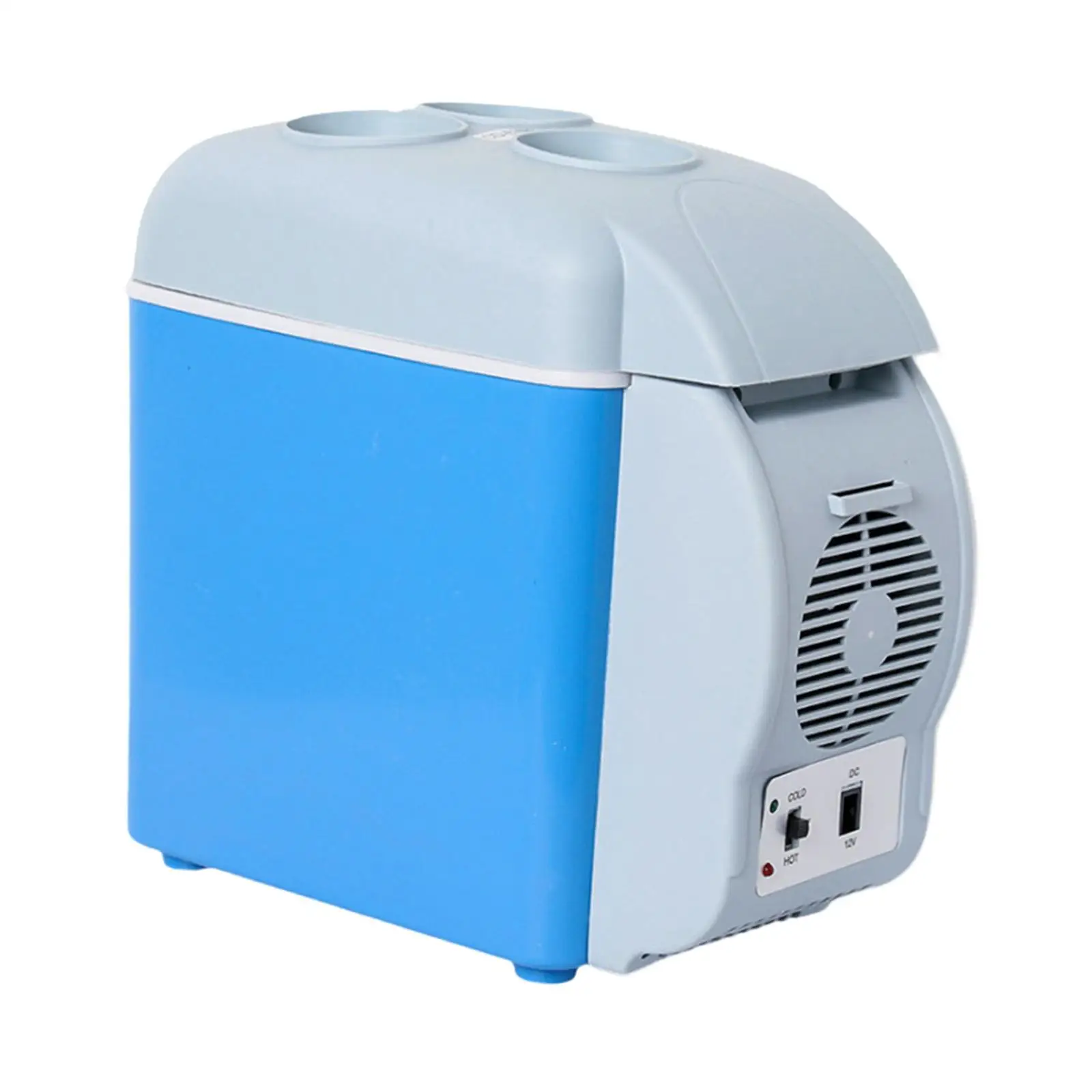 12V Small Fridge for Car Skincare Fridge 7.5 Liter Capacity 220V AC Compact Refrigerator Mini Fridge for Van RV Bedroom