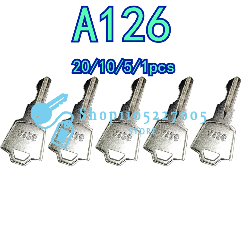 20/10/5/1PCS New Ignition Keys A126 Keys for Linear Keypads, Pride, GoGo, Elite, AK-11, MDKP, AKR-1- Key on Ring
