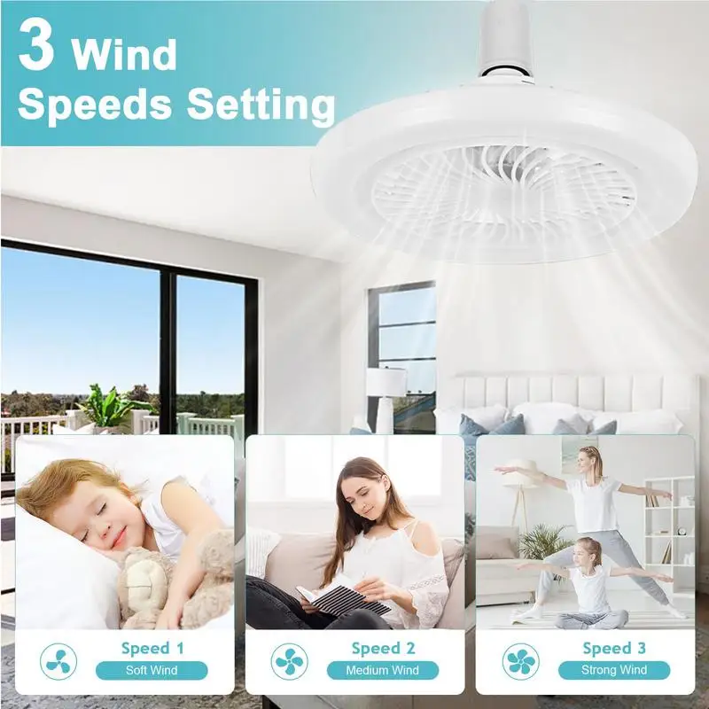 

Ceiling Fans With Lights Smart Fan Light Combo With Remote Control 3-Speed Adjustable Cooling Device Energy Efficient Home