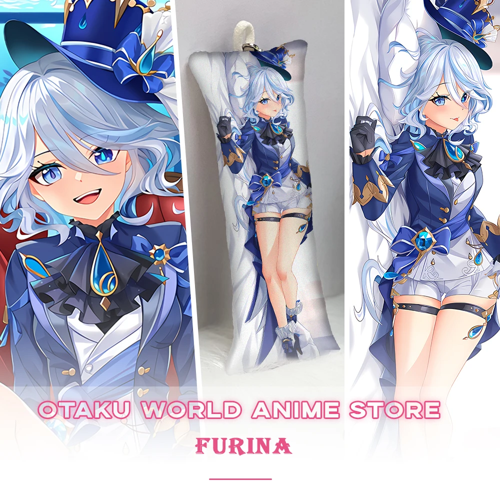 

Furina Makima Dakimakura Anime Otaku 2-Side Printed Waifu Decor Hugging Body Pillow Case Cushion Pillow Cover Kawaii Accessories