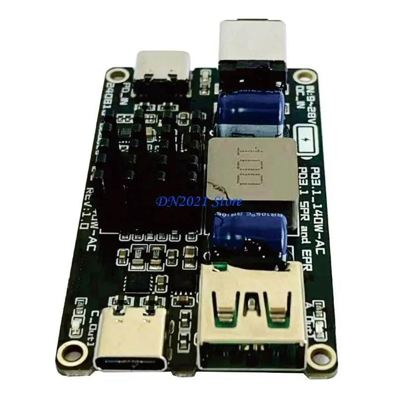 

F3KE 140W Power Fast Charging Module Type C USB Charging Full Desktop Car Quick Charging Protective Board