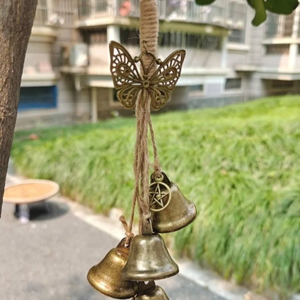 Housewarming Gifts Vintage Witch Bells Handmade Retro Wind Chime Bell Soft Chime Melodic Chime Bell Pendant Yard