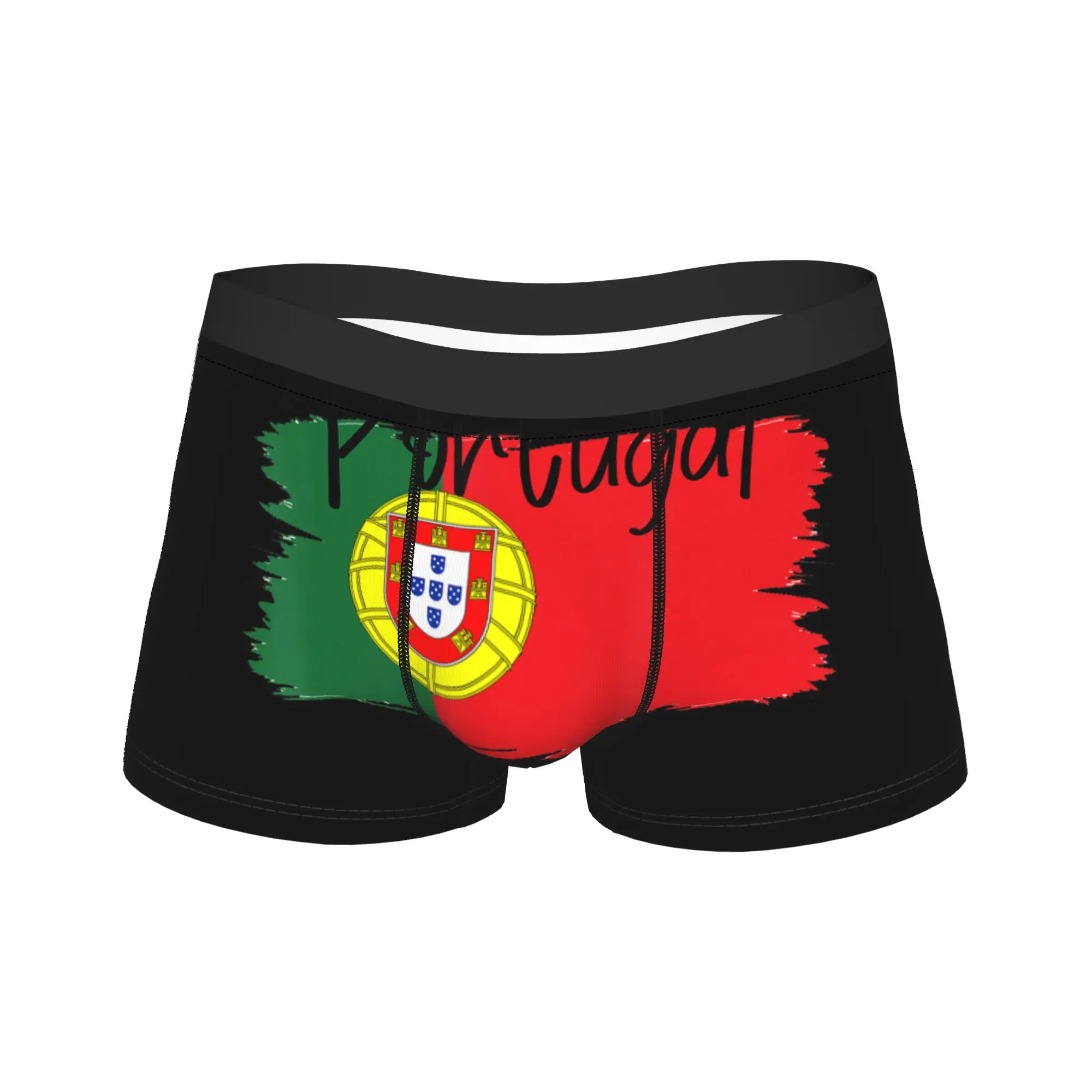 Portugal Flag  Underwear  Custom DIY Trunk Trenky Men Underpants Comfortable Shorts Briefs Gift