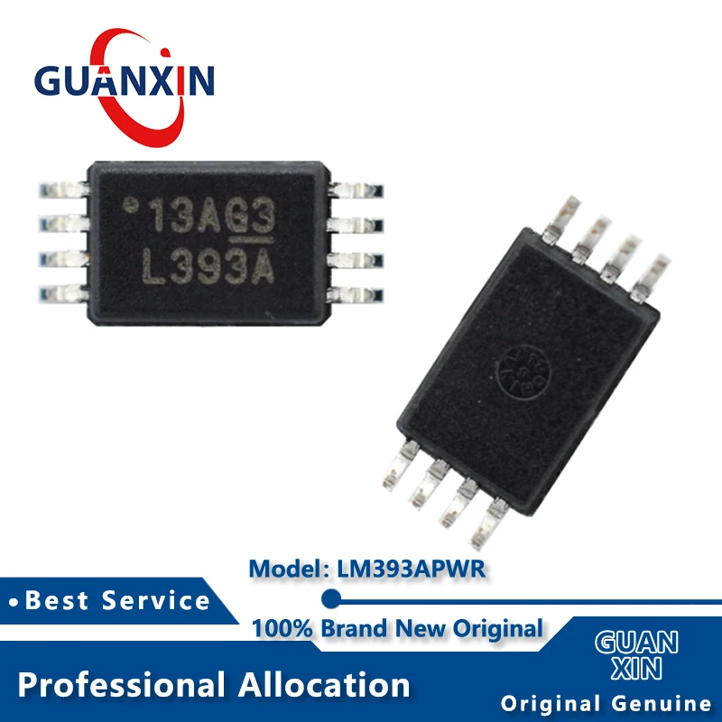 

100% New electronics LM393APWR TSSOP-8 Marking L393A LM393