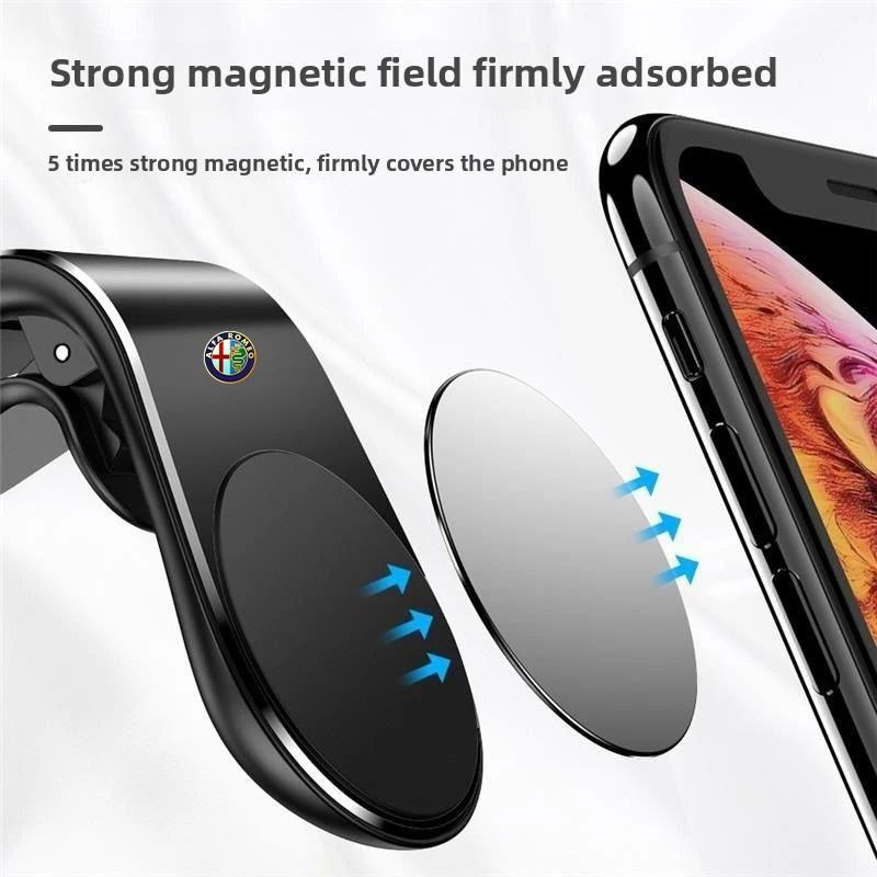 منفذ هواء السيارة حامل هاتف قابل للفصل لألفا روميو 159 147 156 166 جيوليتا جوليا ميتو ستيلفيو بريرا سبايدر #3