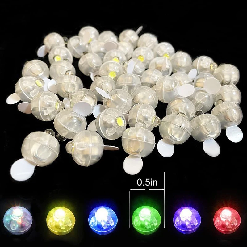 5PCS LED Balloon Light Tiny Led Light Mini Round Led Ball Lamp Night Light For Bar Lantern Christmas Wedding Party Decor Use