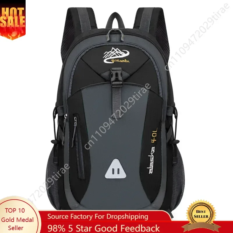 Men Backpack Nylon Waterproof Men Casual Outdoor Travel Backpack Hiking Camping Mountaineering Backpack Sports Bag Women