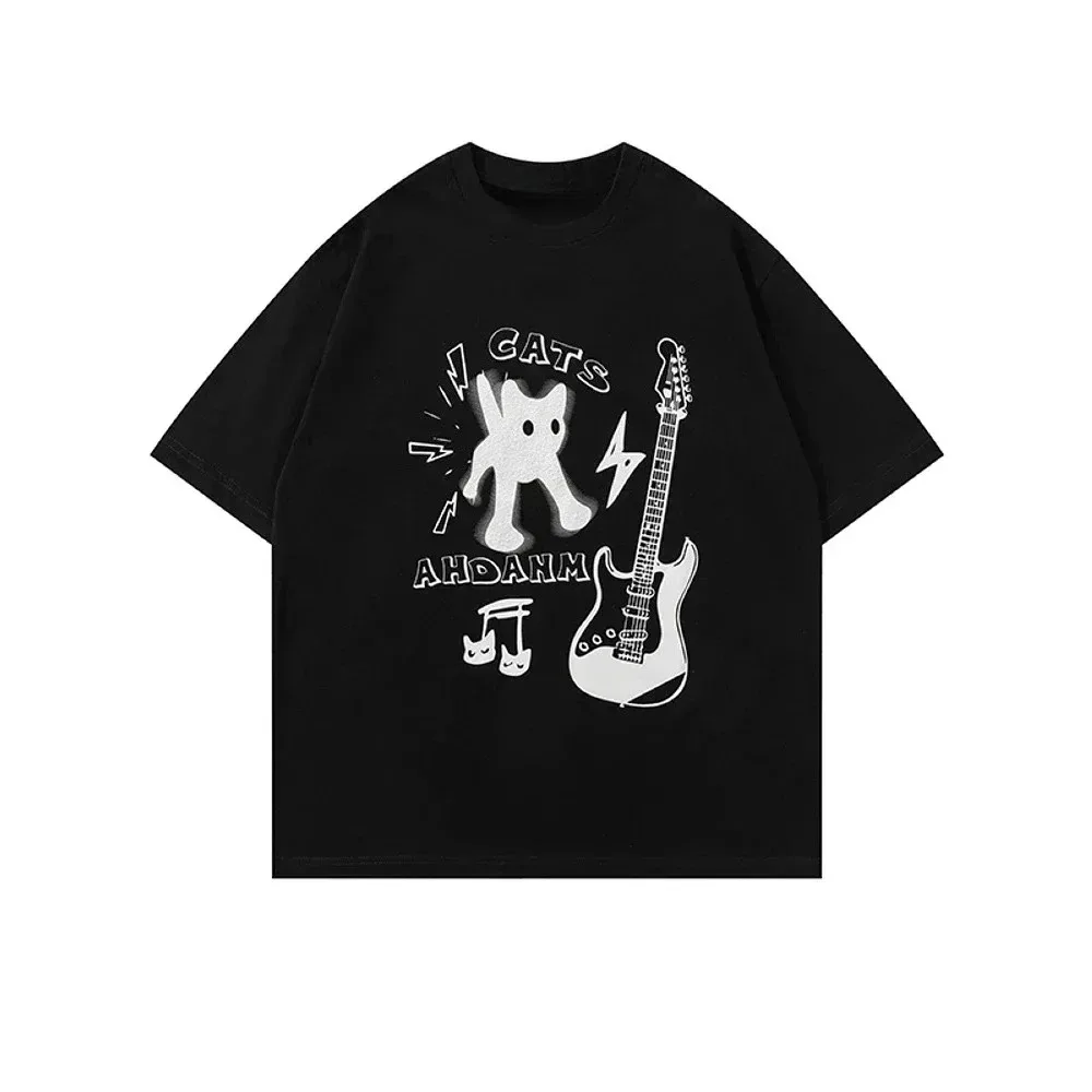Kittens Avatar Blouse Dames T-shirt Vrouwelijke Y2k Kleding Meisjes Kawaii Tops Huis Huisdier Print Streetwear Leuke Kat Grafische Kleding