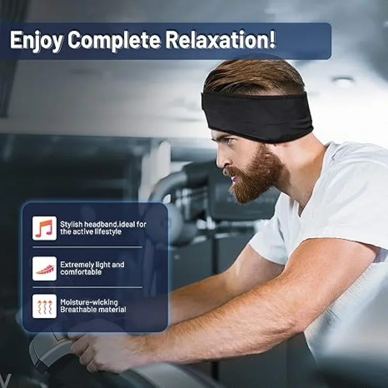 Bluetooth Headband Sleep Headphones 2