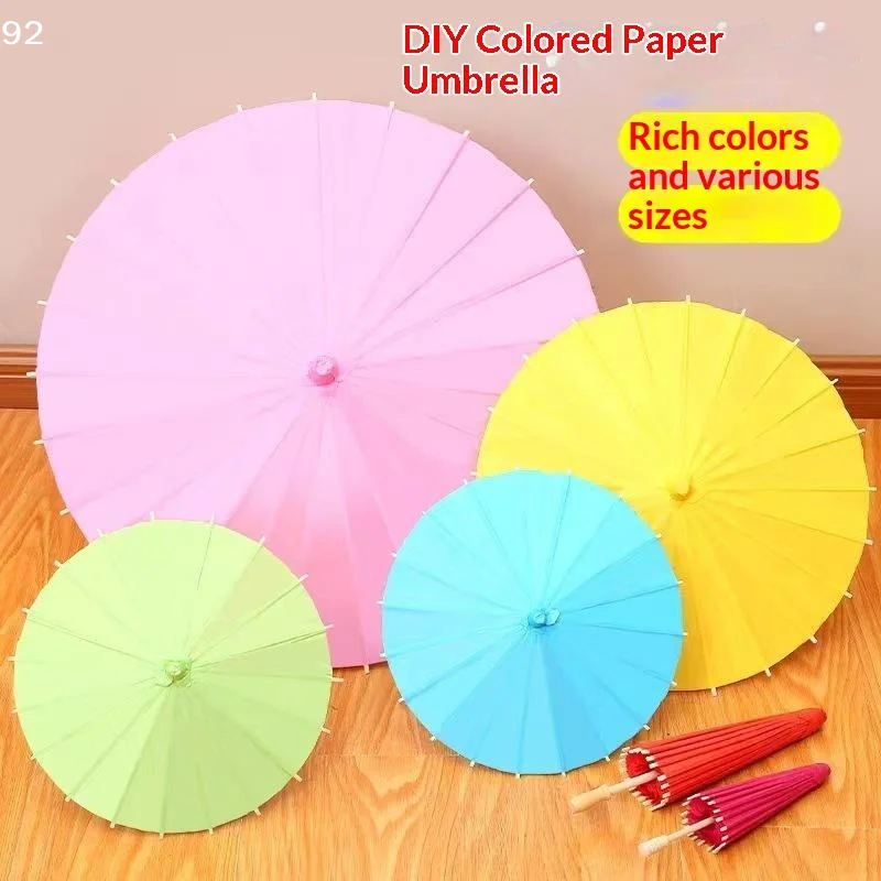 Art Craft Umbrella - 20/30cm手作りカラーペーパー傘、ウェディング用品、伝統的な子供用DIYペイントペーパー傘、装飾アート＆クラフト