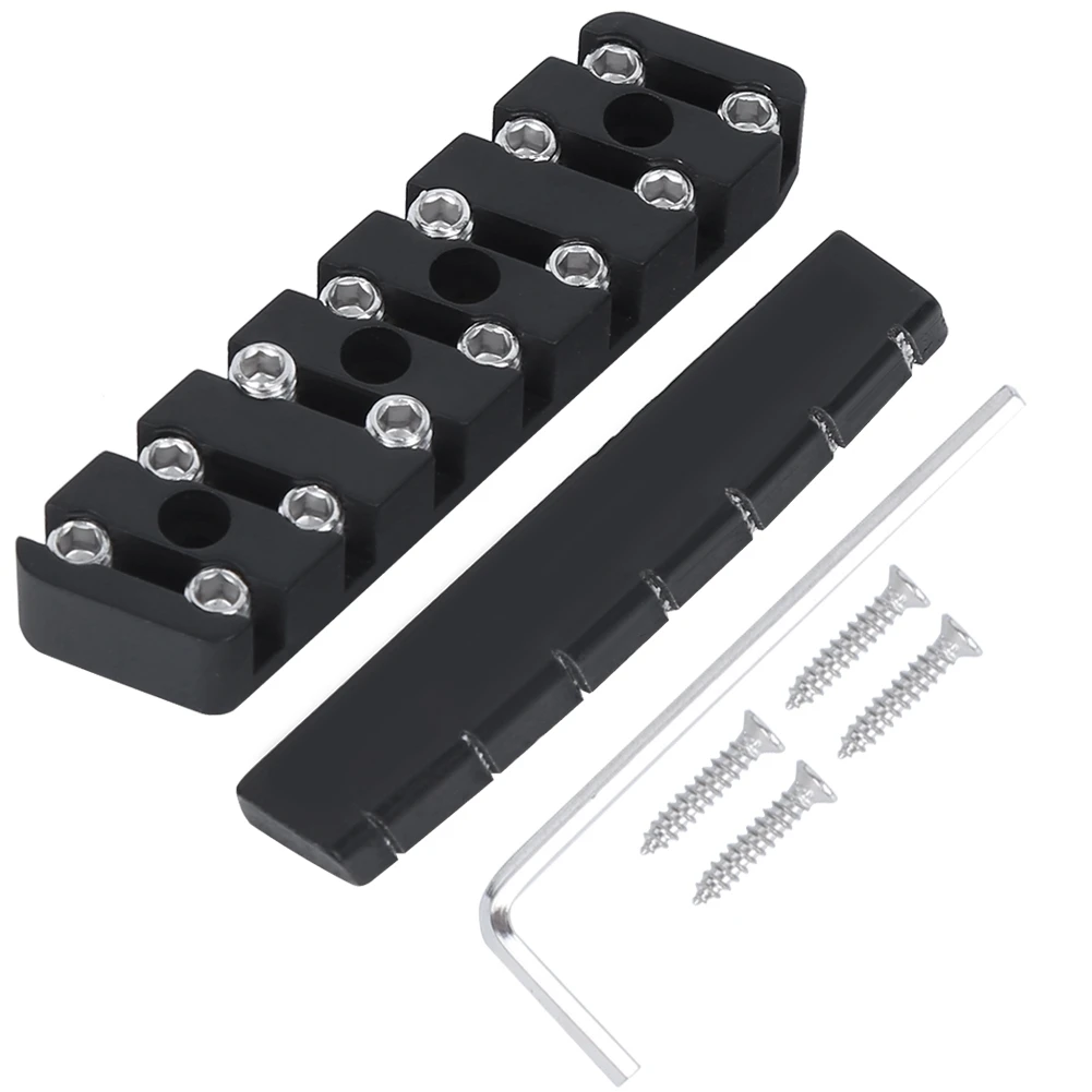 Electric Guitar Nut 7/8 String Headless Piano Pillow Set Musical Instrument