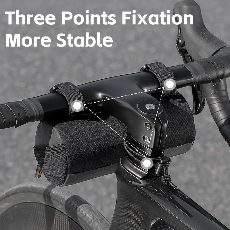 Afbeelding 4: WEST BIKING Nieuwe Fiets Voorframe Tas Waterdichte Fietsstuurtas Fiets Voorframe Fietsmand Fietsaccessoires
