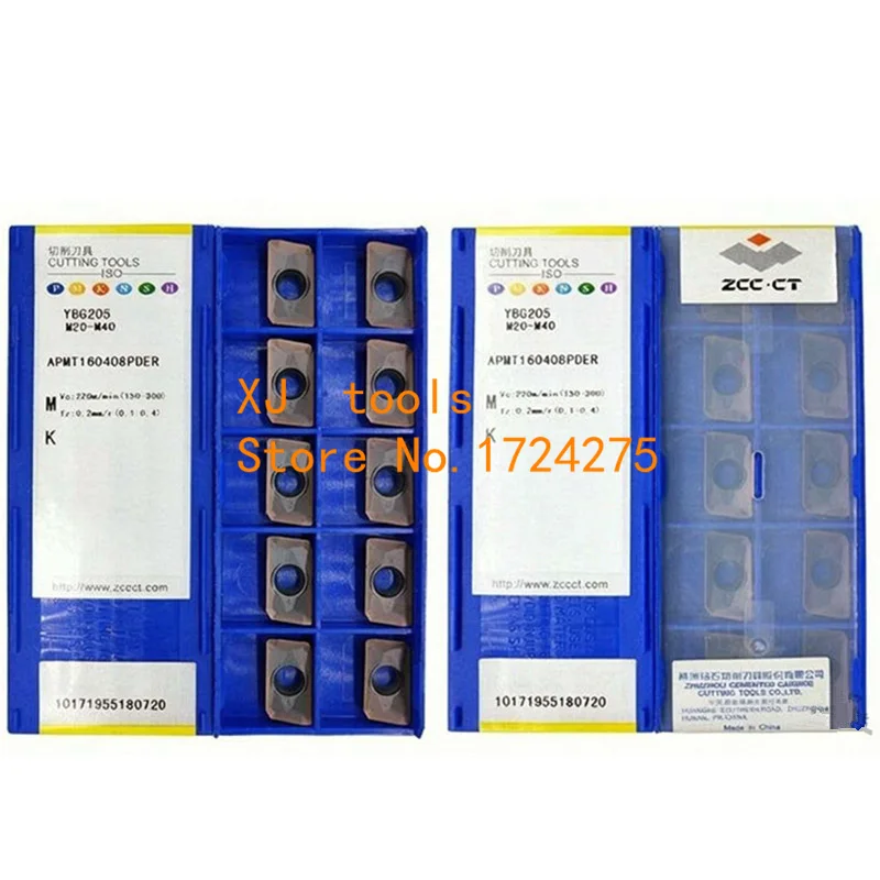 HOT APMT APMT1135 1604 APMT1135PDR APMT160408PDER YBG202 YBG205 YBG302 100% Original Zcc.ct APMT1135 APMT1604 Carbide Insert