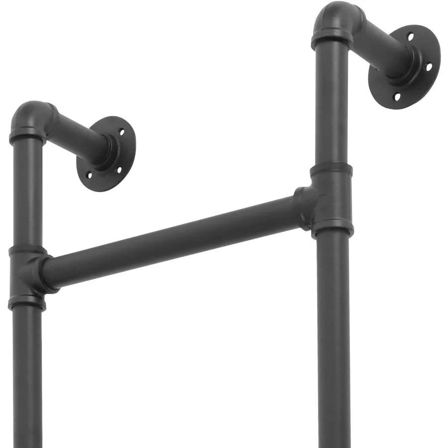 سلم سرير بطابقين مثبت على الحائط والأرضيات لآبار نافذة الطابق السفلي والانتقالي، سلم معدني متين مثالي لعلبة RV