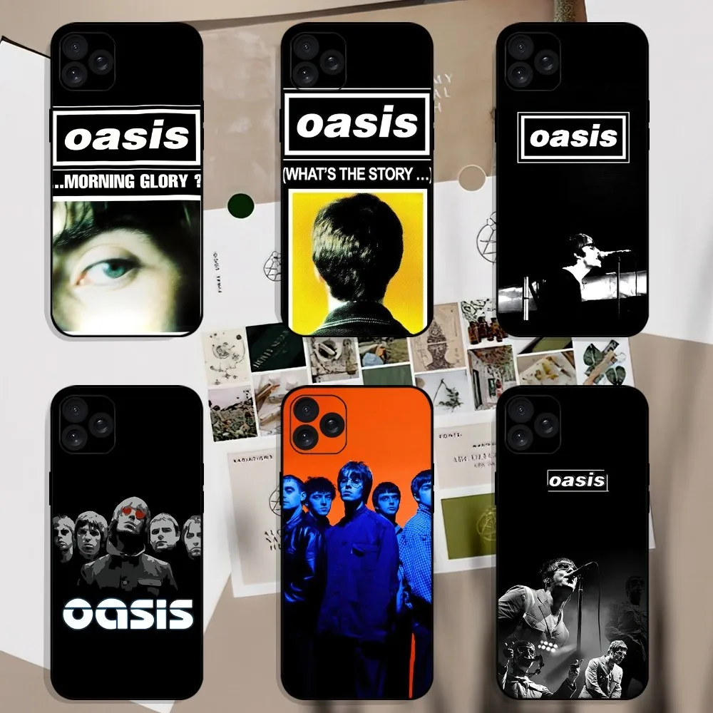 Band O-Oasis Definitely Maybe Phone Case For iPhone 8 11 12 13 14 15 Mini X XR XS PRO MAX Plus Shell