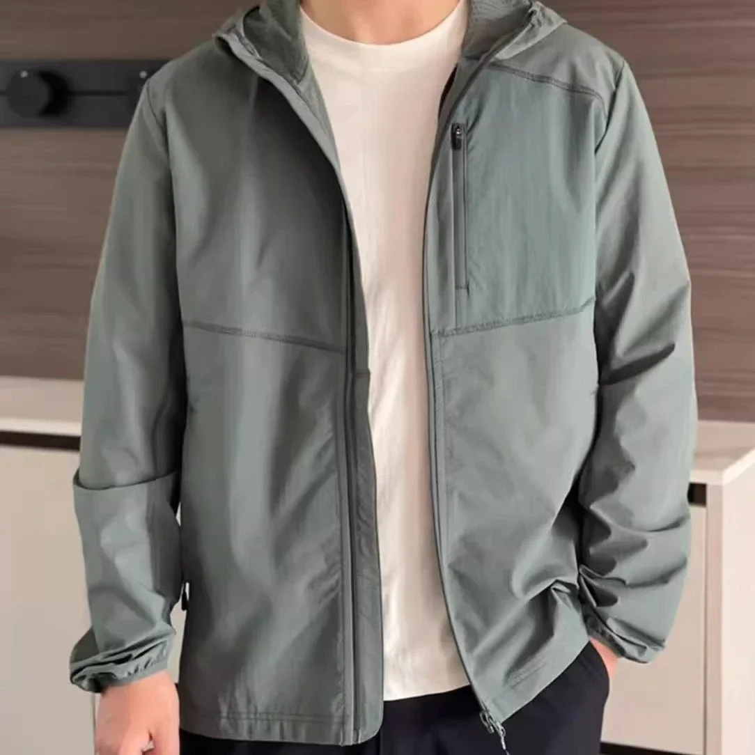 

Klattermusen Lightweight Windproof Waterproof Hooded Casual Jacket