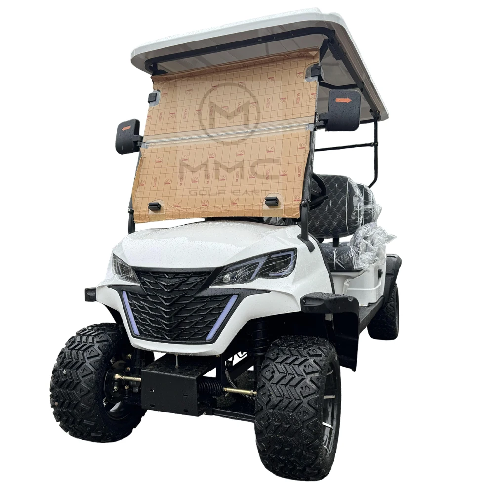 New Design Off-Road Tire Golfs Electric Carts Buggy CE DOT Certification Sightseeing Car 4 6 Seats Electric Golf Cart