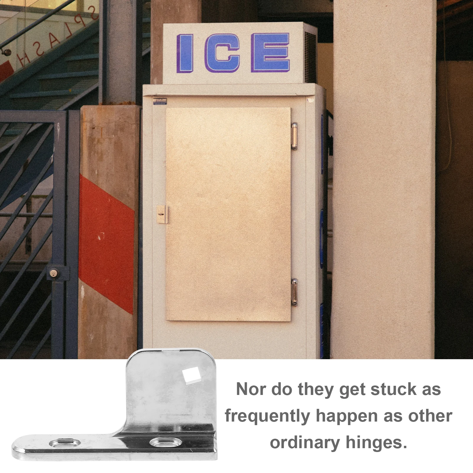 

Freezer Door Hinge Stainless Steel Refrigerator Hinges Durable Thickened Precision Metal Hinges For Four Six Door Fridges