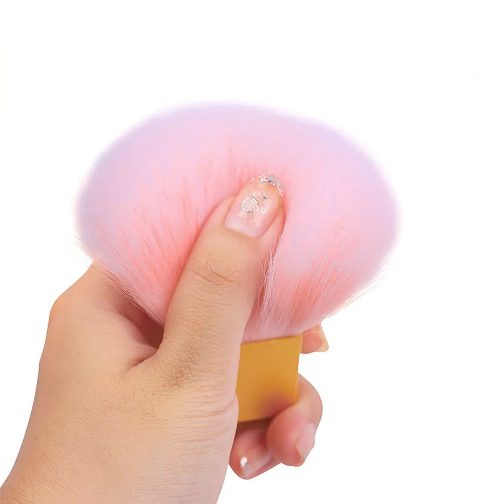 

Чистящая квадратная ручка, мягкая щетина для акрилового кристалла, инструмент для снятия маникюра, щетка для пыли, маникюрное средство для удаления пыли, ногтей