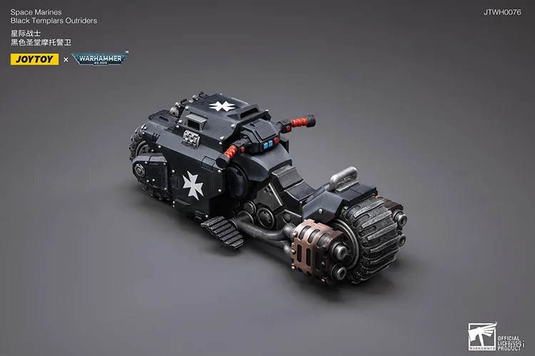 【Origineel】JOYTOY Warhammer 40K Space Marines Black Templars Outriders Brother Valtus 1/18 Action Figure Anime Soldaat Model