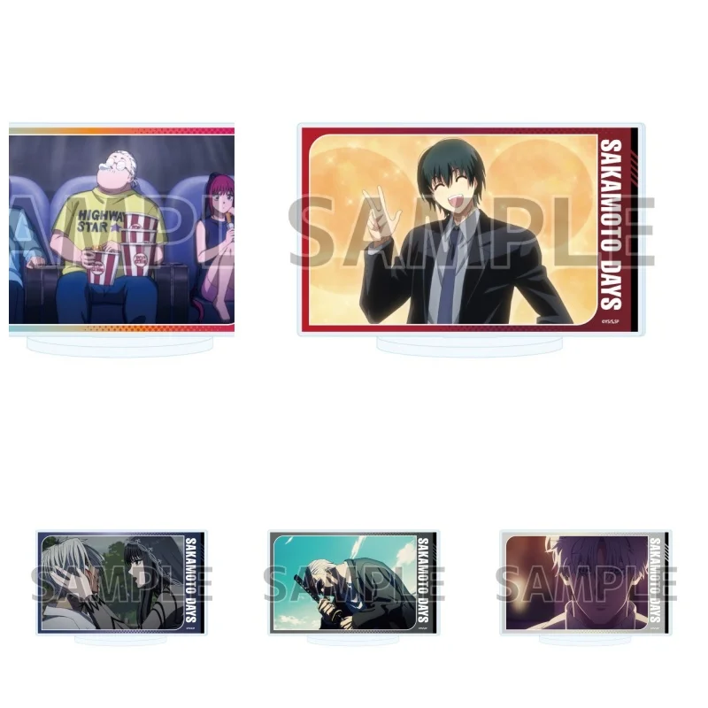 SAKAMOTO DAYS 15CM Double Sided Printed Anime Acrylic Stand with Base Cartoon Figure Desk Decor Souvenir Keychain