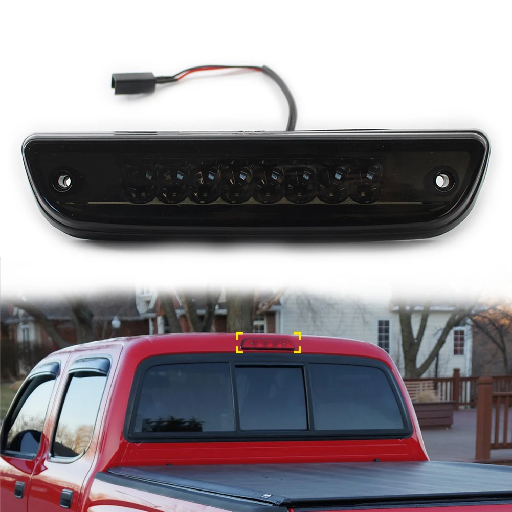 1Pc ABS Black Car Tail Brake Light Stop Parking Lamp 8157004030 For Toyota Tacoma 1995-2023