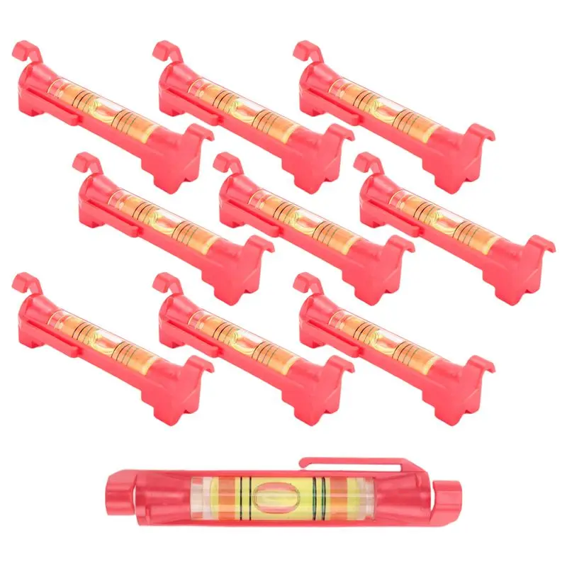 RABIT AS59~ 10PCS Hanging Line Level String Line Level For Building Trades Hanging Spirit Level Bubbles Equipment Measuring Tool