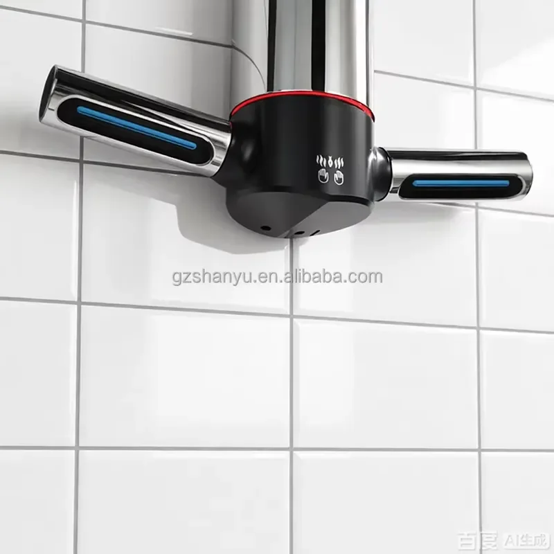 High Speed Automatic Hand Dryer Commercial Hotel Use Stainless Steel Cover T Shape Design With HEPA Filter For Public