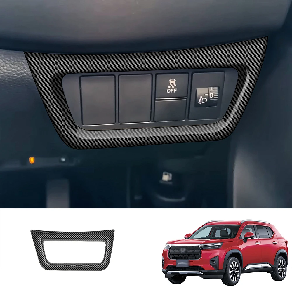 Rhd Voor Honda WR-V Wrv 2024 2025 Auto Koplamp Schakelaar Knoppen Decoratieve Frame Trim Multifunctionele Knop Trim Auto Accessoriess