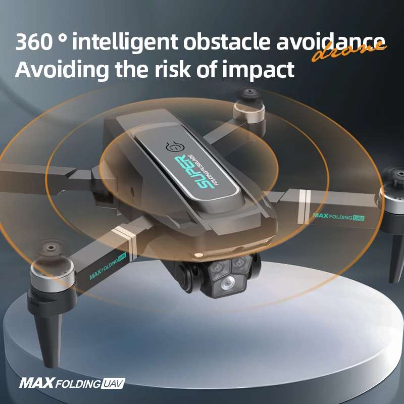 Drone Z16 PRO RC avec caméras touristes, 2.4G, WiFi, quadrirotor pliable, infrarouge, évitement d'obstacles, jouet hélicoptère RC, cadeau pour enfants