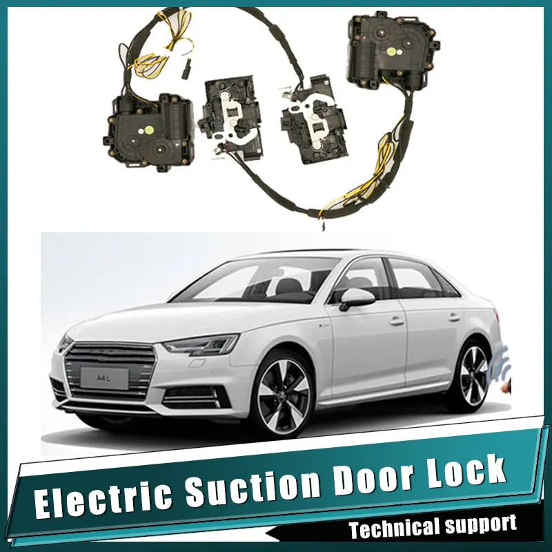 

Car Soft Close Door Latch Pass Lock Actuator Electric Absorption Suction Silence Closer For Audi A4L 2008~2023