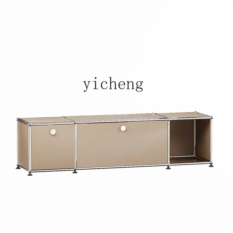

Mid-Ancient Us Module Cabinet Stainless Steel TV Cabinet Modern Minimalist Locker