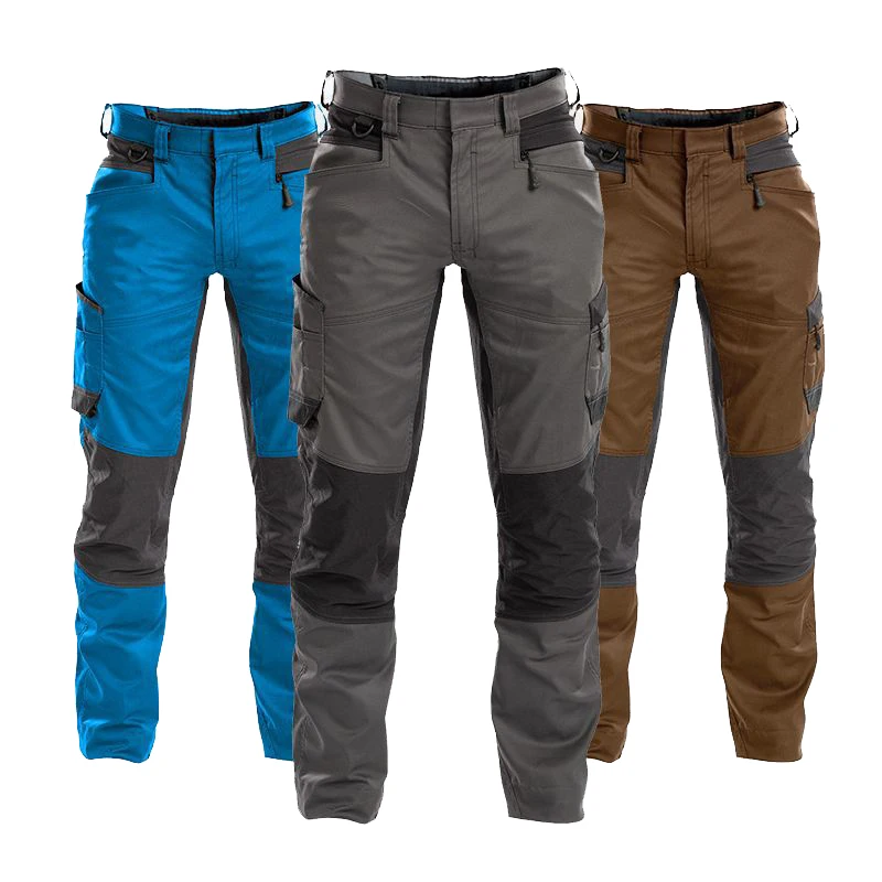 Men\'s Work Pants Casual Tactical Trousers Jeans with Multi Pockets Trousers