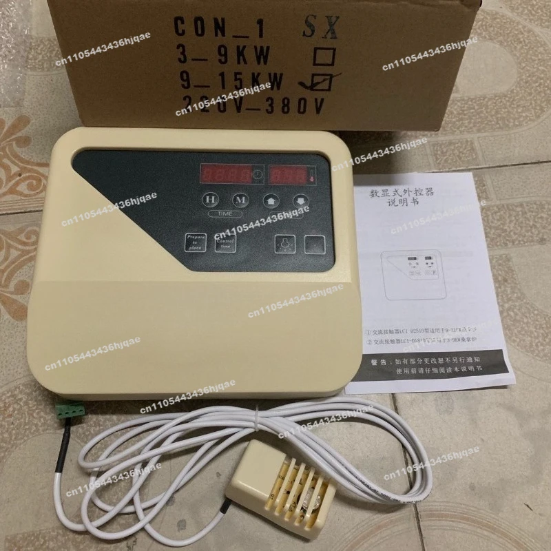 9-15KW Digital Display External Controller Sauna Furnace Timer Temperature Control Sauna Heating
