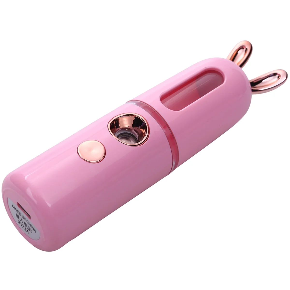 Novo mini usb recarregável nano hidratante facial pulverizador feminino instrumentos de beleza uso doméstico umidificador rosto vapor rosa