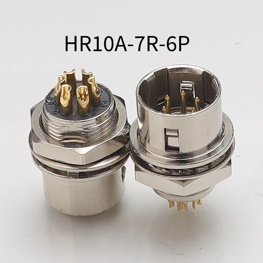 HR10A-7P-6P HR10A-7S-6P HR10A-7J-6P HR10A-7P-6S HR10A-7S-6S HR10A-7J-6S 6-pin connector for vision camera