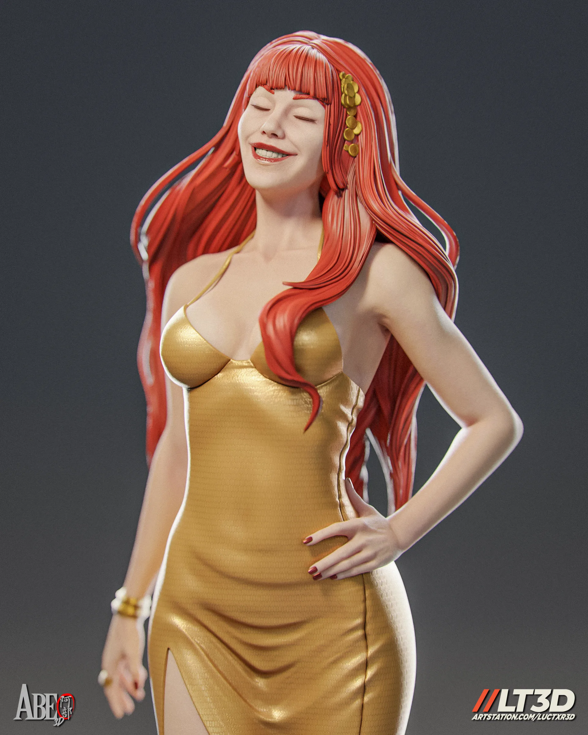 

LinDeekin D122 Customized 3D Garage Kits Unpainted Figure GK Models White resin Unassembled Jigsaw puzzle of character models