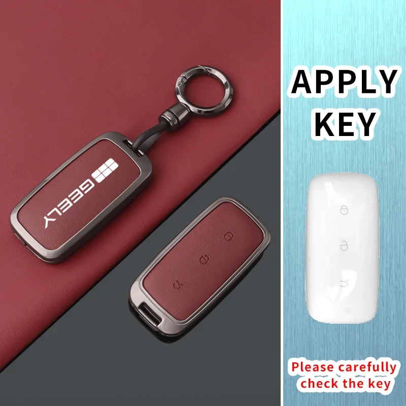 Car Key Holder for Geely Galaxy L6 EX5 Cityray Starry 8 E5 L7 EMI NO.1 Proton E.MAS 7 5 E8 Car Key Case Cover Accessories 4