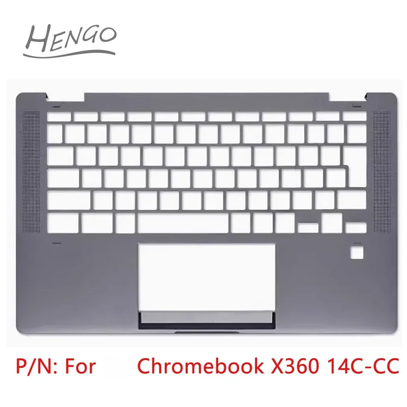 C FOR Gray New For HP Chromebook X360 14C-CC Palmrest Upper Case KB Bezel C Cover