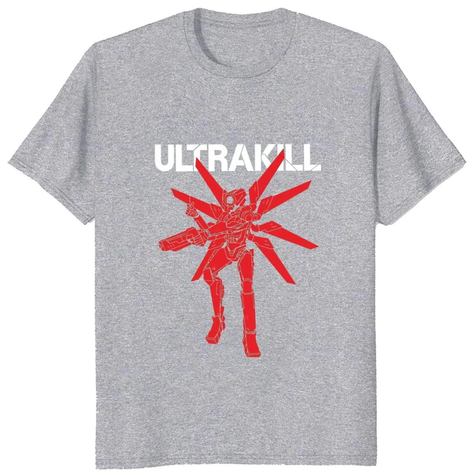 2024 Shooter Game Fans Geek Gift Graphic T-shirt For Men  Summer T-shirts Ultrakill T Shirt  Cotton Unisex  Casual Tops EU Size